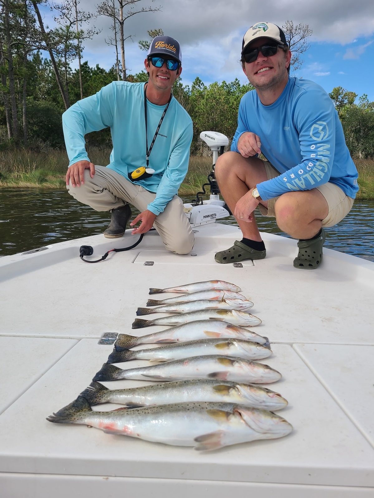 Angler with a striped bass from Eastern North Carolina
